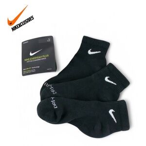 Nike Dri-fit Everyday Plus Cotton Cushioned Quarter cut Ankle socks SX6890-010